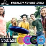 Stealth Flying Frisbee LED Disc - Black/Blue - Image 6