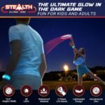 Stealth Flying Frisbee LED Disc - Blue/Red - Image 3
